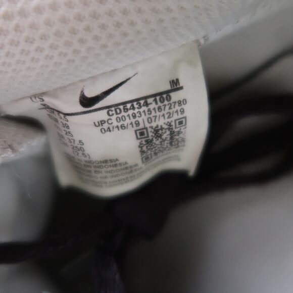 Nike Shoes Womens 8 Sneakers Court Vision Low Basketball Trainers Leather White - Picture 12 of 12